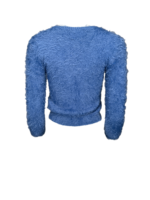Niebieski Sweter z Guzikami - Rozmiar na 134 cm